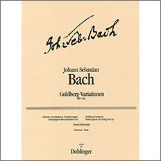 バッハ:ゴールトベルク(ゴルトベルク)変奏曲 BWV 988 【輸入:室内楽(パート譜)】
