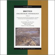 ブリテン：管弦楽のためのアンソロジー 第2巻: 大型スコア 【輸入：オーケストラ(スコア)】