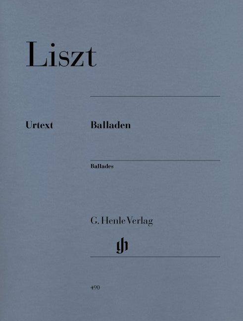 リスト:バラード/原典版/Haug-Freienstein & Mueller編/Groethuysen 運指 【輸入:ピアノ】