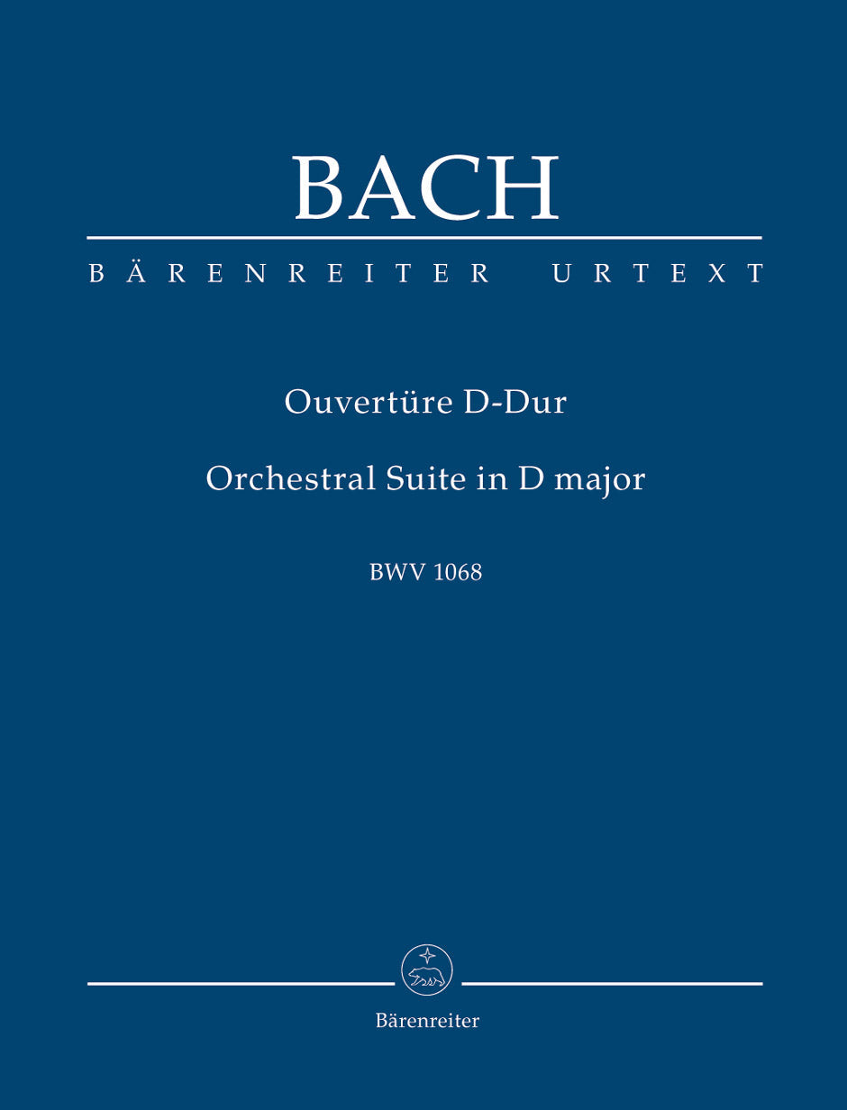 バッハ:管弦楽組曲 第3番 ニ長調 BWV 1068/新バッハ全集版 【輸入:室内楽(スコア)】