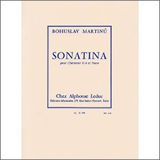 マルティヌー：ソナチネ 【輸入：クラリネット】 | ヤマハの楽譜通販