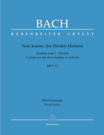 バッハ:カンタータ 第61番「いざ来たれ、異教徒の救い主よ」 BWV 61(独語)/原典版/Durr編 【輸入:合唱とピアノ】