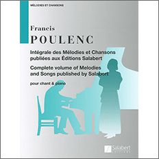 プーランク:歌曲集 (仏語) 【輸入:ヴォーカルとピアノ】