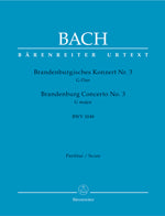 バッハ:ブランデンブルク協奏曲 第3番 ト長調 BWV 1048/新バッハ全集版 【輸入:室内楽(スコア)】