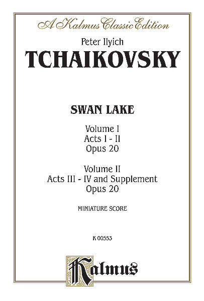チャイコフスキー：バレエ音楽「白鳥の湖」 Op.20 全曲: スタディ･スコア 【輸入：オーケストラ(スコア)】