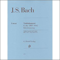 バッハ：バイオリン協奏曲 第2番 ホ長調 BWV 1042 【輸入