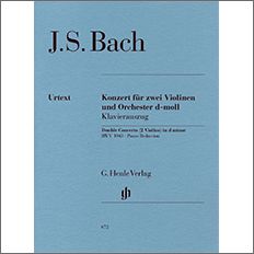 バッハ:2本のバイオリンのための協奏曲 ニ短調 BWV 1043/原典版: ピアノ・リダクション 【輸入:ヴァイオリン】