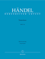 ヘンデル:オペラ「タメルラーノ(ティムール)」 HWV 18(伊語・独語)/原典版/Best編 【輸入:ヴォーカルとピアノ】