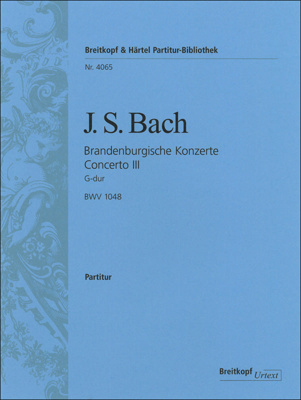 バッハ：ブランデンブルク協奏曲 第3番 ト長調 BWV 1048 【輸入：室内楽(スコア)】 | ヤマハの楽譜通販サイト Sheet Music  Store