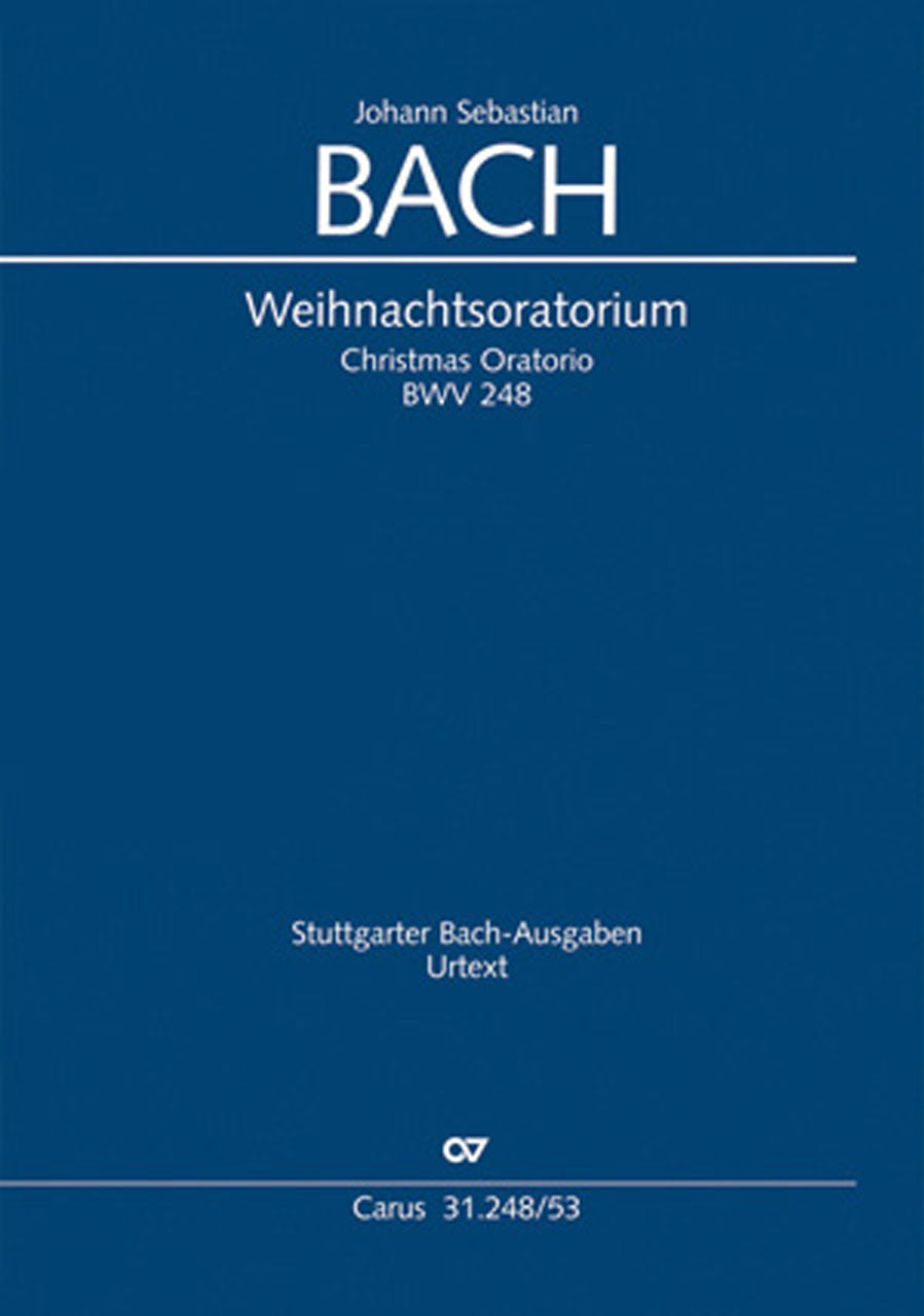 バッハ:クリスマス・オラトリオ BWV 248 第1部-第6部/ホフマン編: ヴォーカルスコア 【輸入:合唱とピアノ】