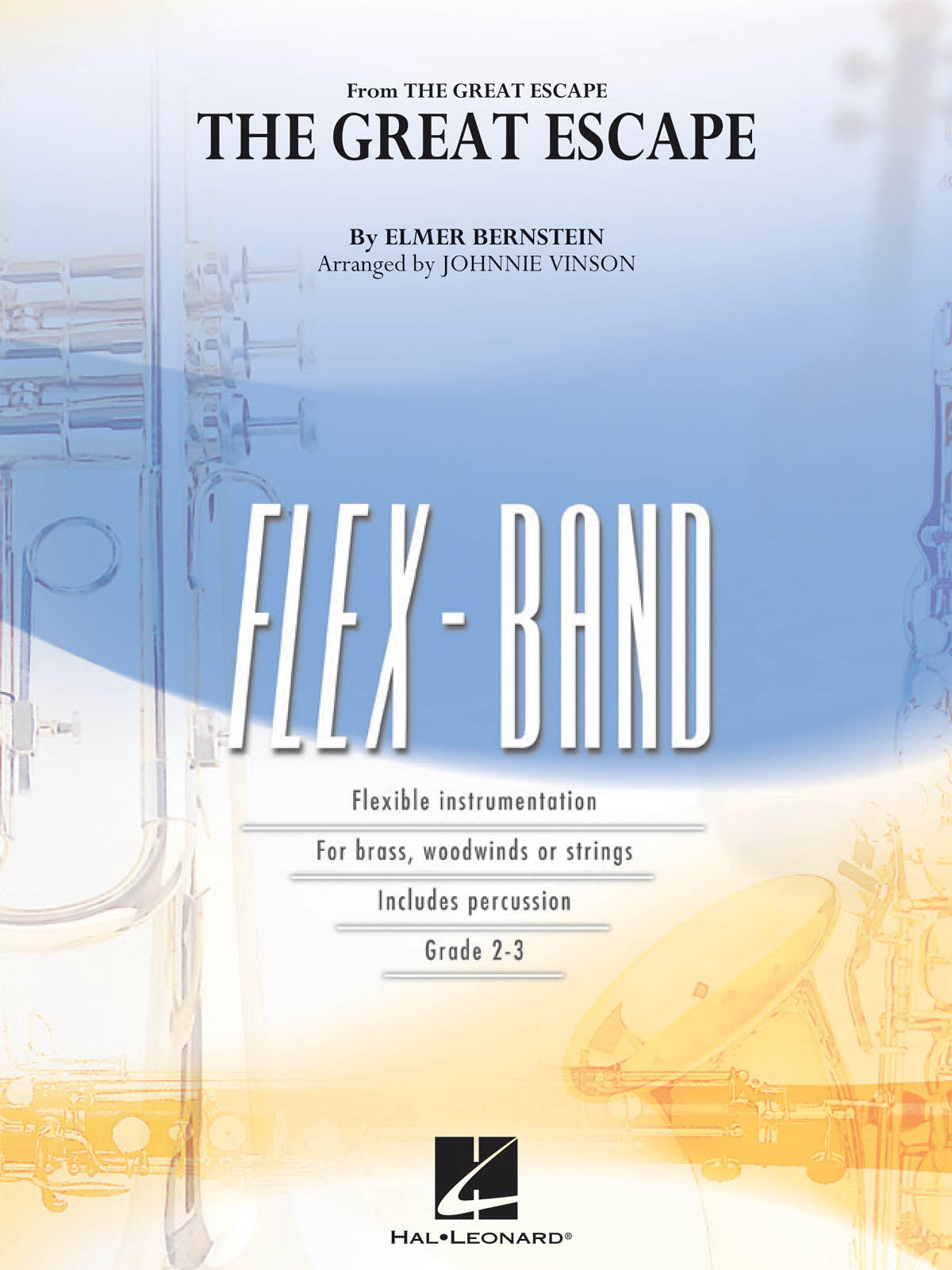バーンスタイン:大脱走のマーチ(フレックス編成版)/ヴィンソン編曲: スコアとパート譜セット 【輸入:吹奏楽】