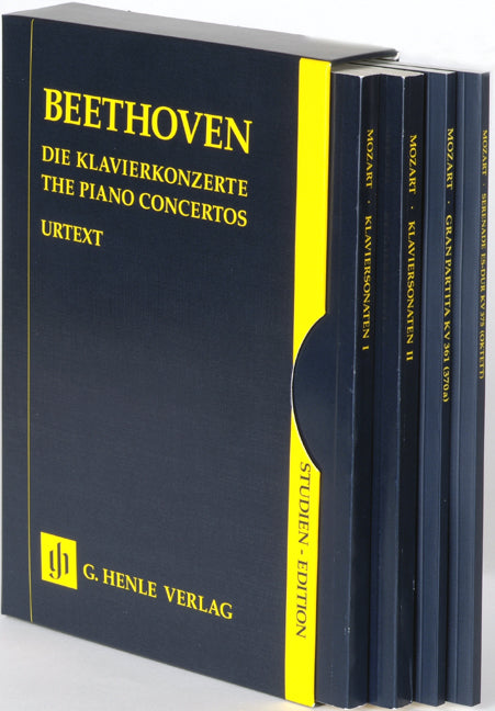 BEETHOVEN/未完のピアノ協奏曲　収録 <HENLE 原典版> ベートーヴェン：ピアノ協奏曲集/原典版/Kuthen編 - 5巻セット