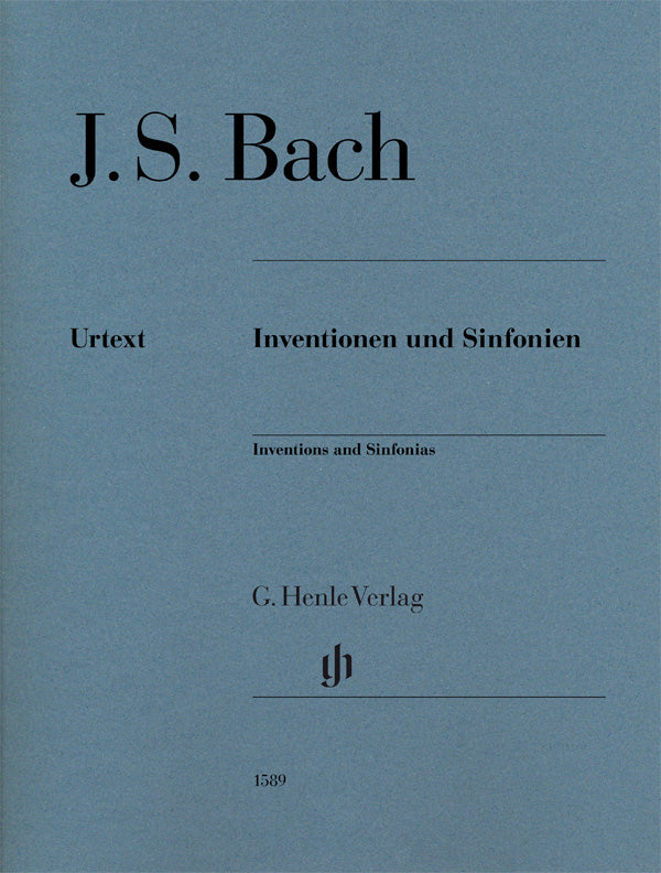 バッハ:インヴェンションとシンフォニア(二声と三声のインヴェンション) BWV 772-801/原典版/Scheideler編(運指なし) 【輸入:ピアノ】