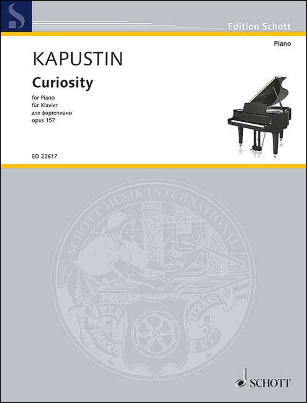 カプースチン:好奇心 Op.157 【輸入:ピアノ】