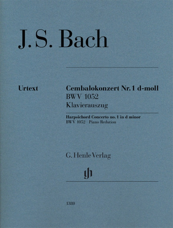 バッハ:チェンバロ協奏曲 第1番 ニ短調 BWV 1052/原典版/Mullemann編/Schneidt運指 【輸入:ピアノ】