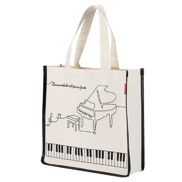音楽関連グッズ | Piano line スクエアトートバッグ(レガート