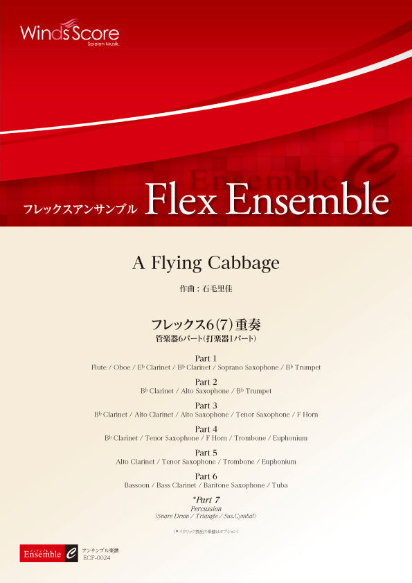 フレックスアンサンブル A Flying Cabbage(フレックス6(7)重奏) ―