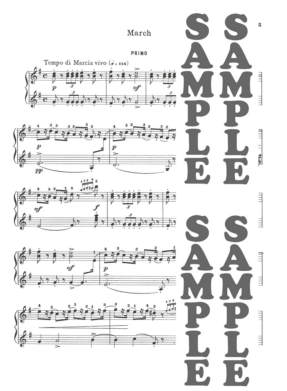 ピアノ連弾 チャイコフスキー 組曲 くるみ割り人形 Op.71a