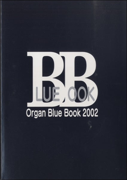 Organ Blue Book 2002