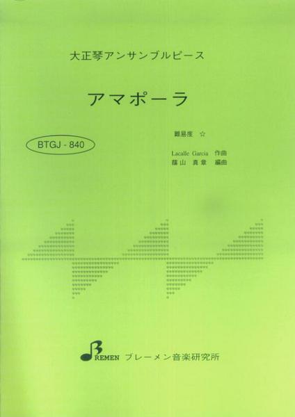 ＢＴＧＪ８４０　大正琴アンサブルピース　アマポーラ