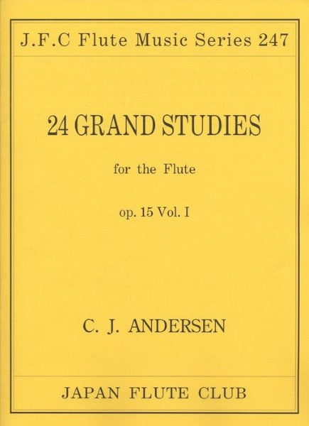 （２４７）アンデルセン作曲　２４の大練習曲　Ｏｐ．１５（１）