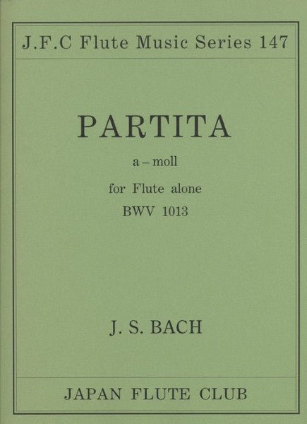 フルートクラブ名曲シリーズ１４７　バッハ作曲　無伴奏パルティータ