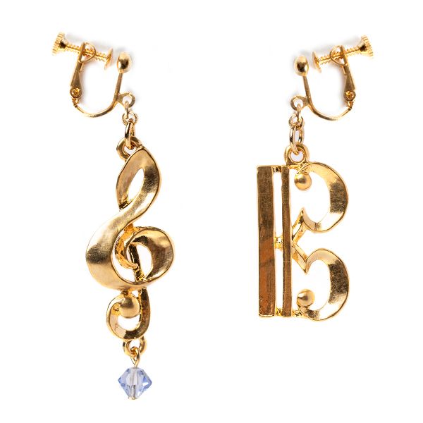 Ｐａｌｎａｒｔ　Ｐｏｃ　音部記号イヤリング