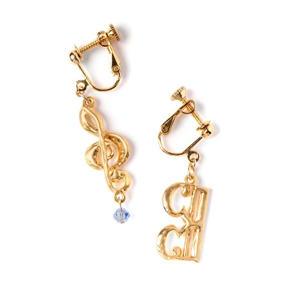 Ｐａｌｎａｒｔ　Ｐｏｃ　音部記号イヤリング