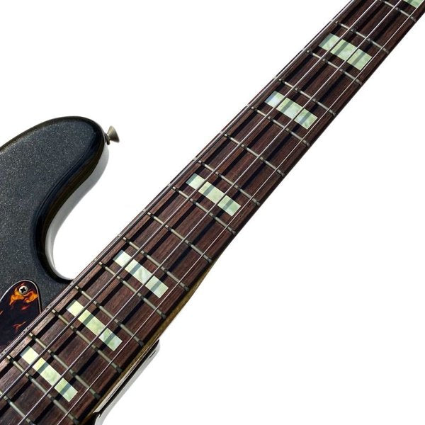 インレイステッカー　JAZZ BASS ブロック　Agedホワイトパール