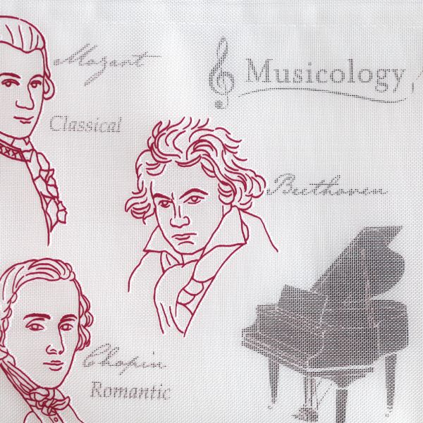 STUDY HOLIC 音楽学　メッシュA５ポーチ