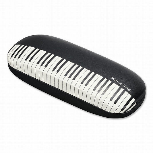 Piano line クリーナークロス付きメガネケース(鍵盤)