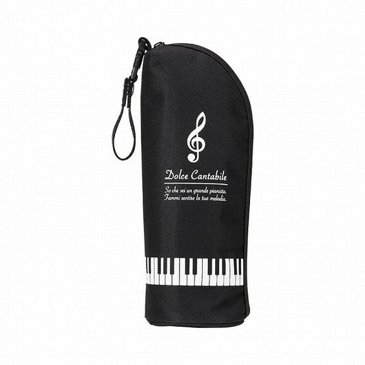 Piano line ストラップ付き 保冷ボトルカバー(ト音記号)