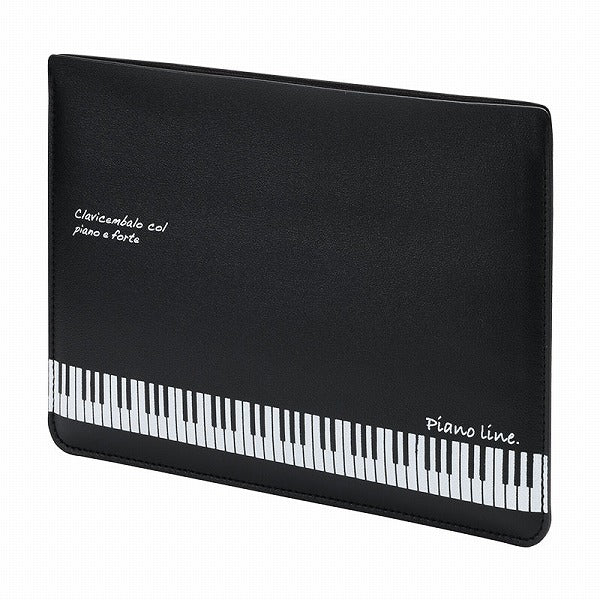 Piano line レザー調タブレットスリーブケース(鍵盤)