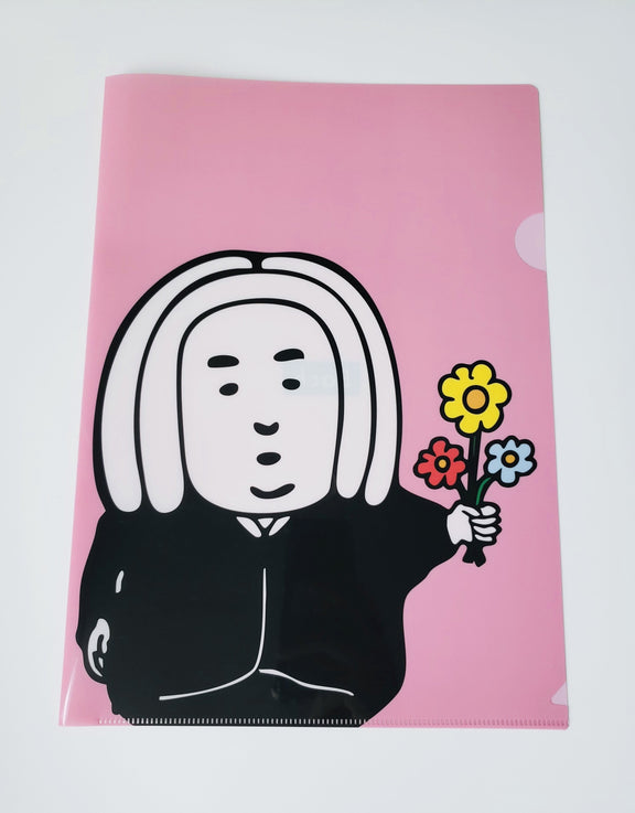 おしゃべりはやめて、お静かに　クリアファイル　おんがくだいすき、おはなもだいすき