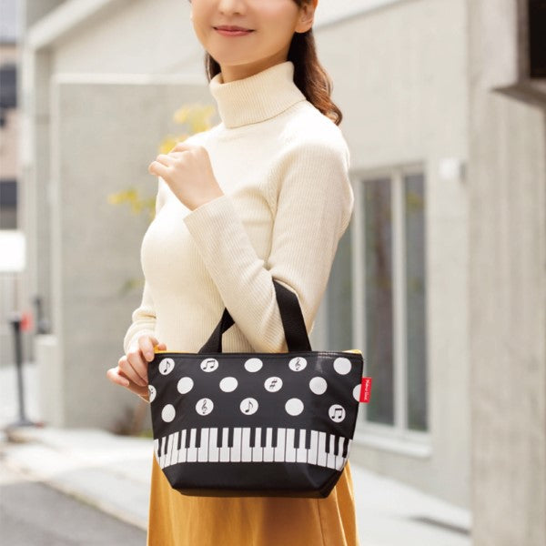 Piano line 保冷ランチバッグ(水玉)