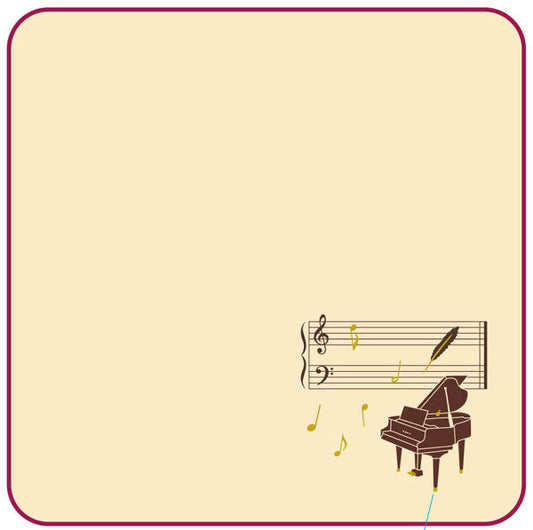 STUDY HOLIC 音楽学　タオルハンカチ【発注単位：５枚】