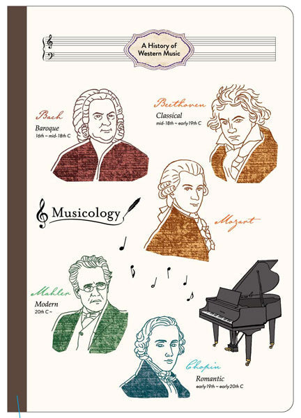 STUDY HOLIC 音楽学　A５ノート