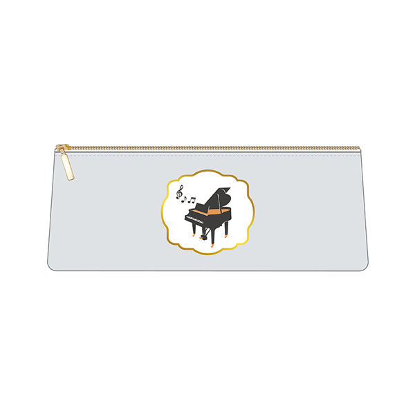 MUSIC ENSEMBLEペンポーチ　ピアノ／グレー