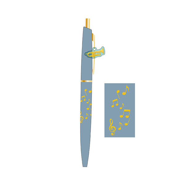 MUSIC ENSEMBLEチャーム付きボールペン　トランペット