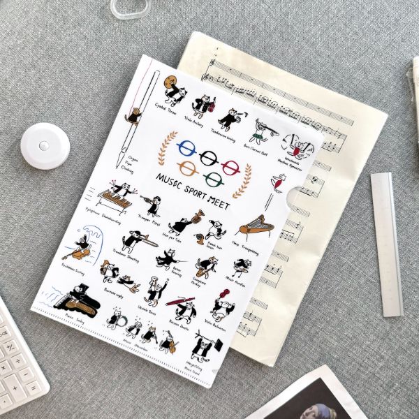 クリアファイル　音楽運動会