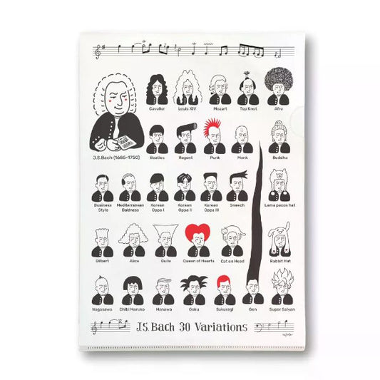 クリアファイル バッハの30ヘアスタイル