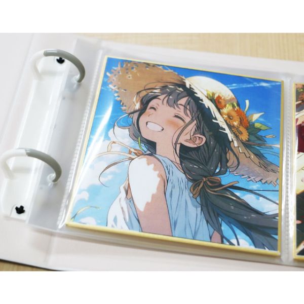 ミニ色紙アルバム　白