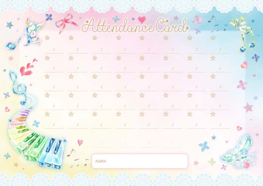 出席カード ファンタジー