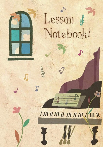 レッスンノート　ピアノと窓【発注単位：５冊】