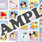 ディズニー　ツムツム　五線ノート４段（シール付）