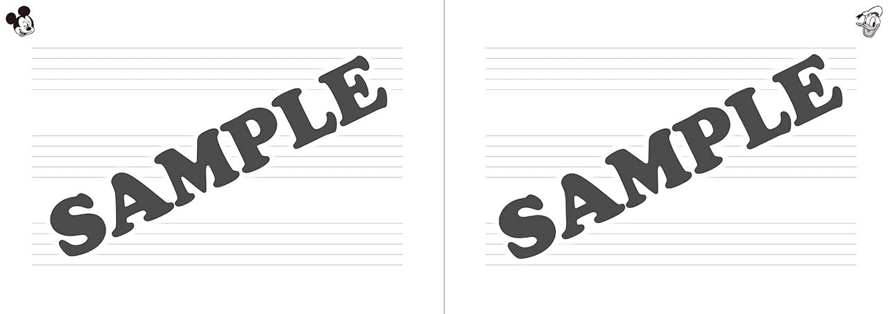 ミッキーといっしょ　おんがくのーと　３だん