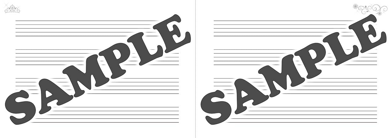 おんがくのーと　ディズニー・プリンセス　４だん（シールつき）