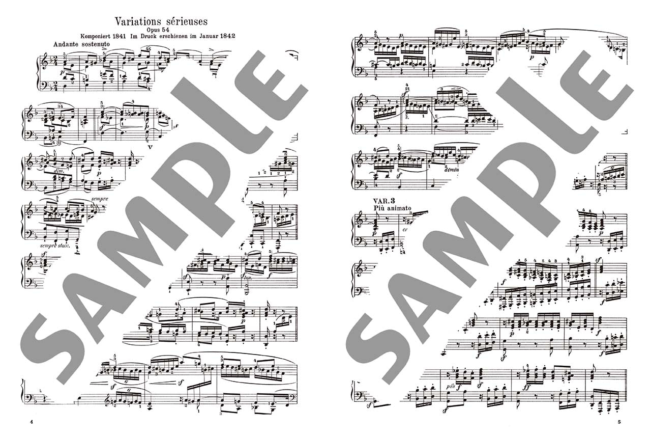 日本語ライセンス版 メンデルスゾーンピアノ作品集 第2巻