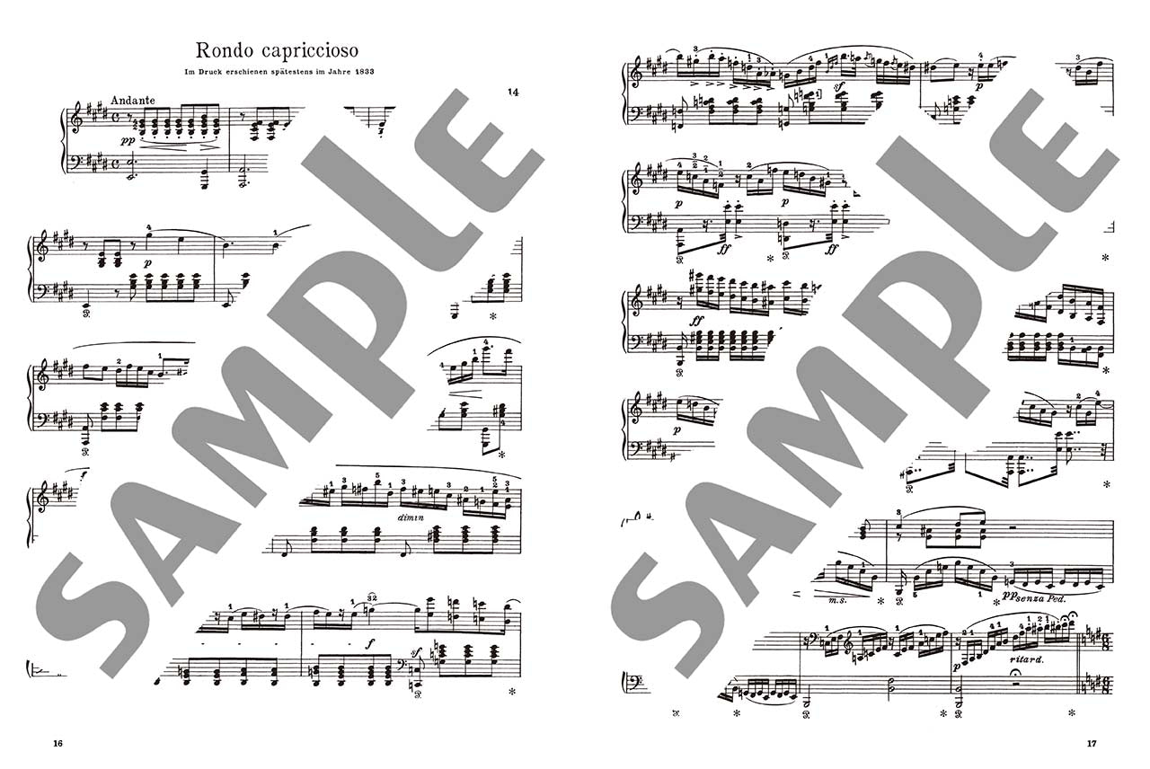 日本語ライセンス版 メンデルスゾーンピアノ作品集 第2巻