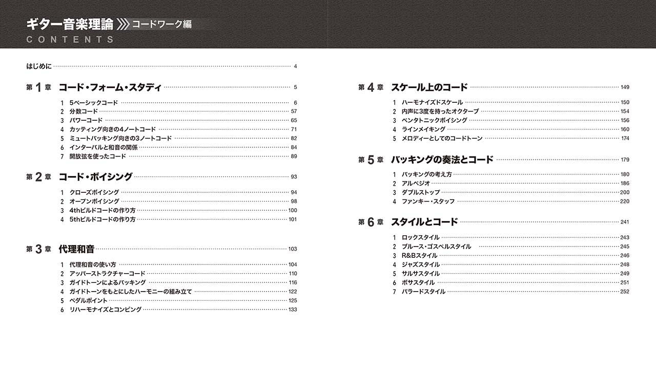 ギター音楽理論 ～コードワーク編～